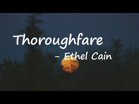Famous Last Words (An Ode to Eaters) 1017 ALYX 9SM & Ethel Cain. . Thoroughfare ethel cain lyrics
